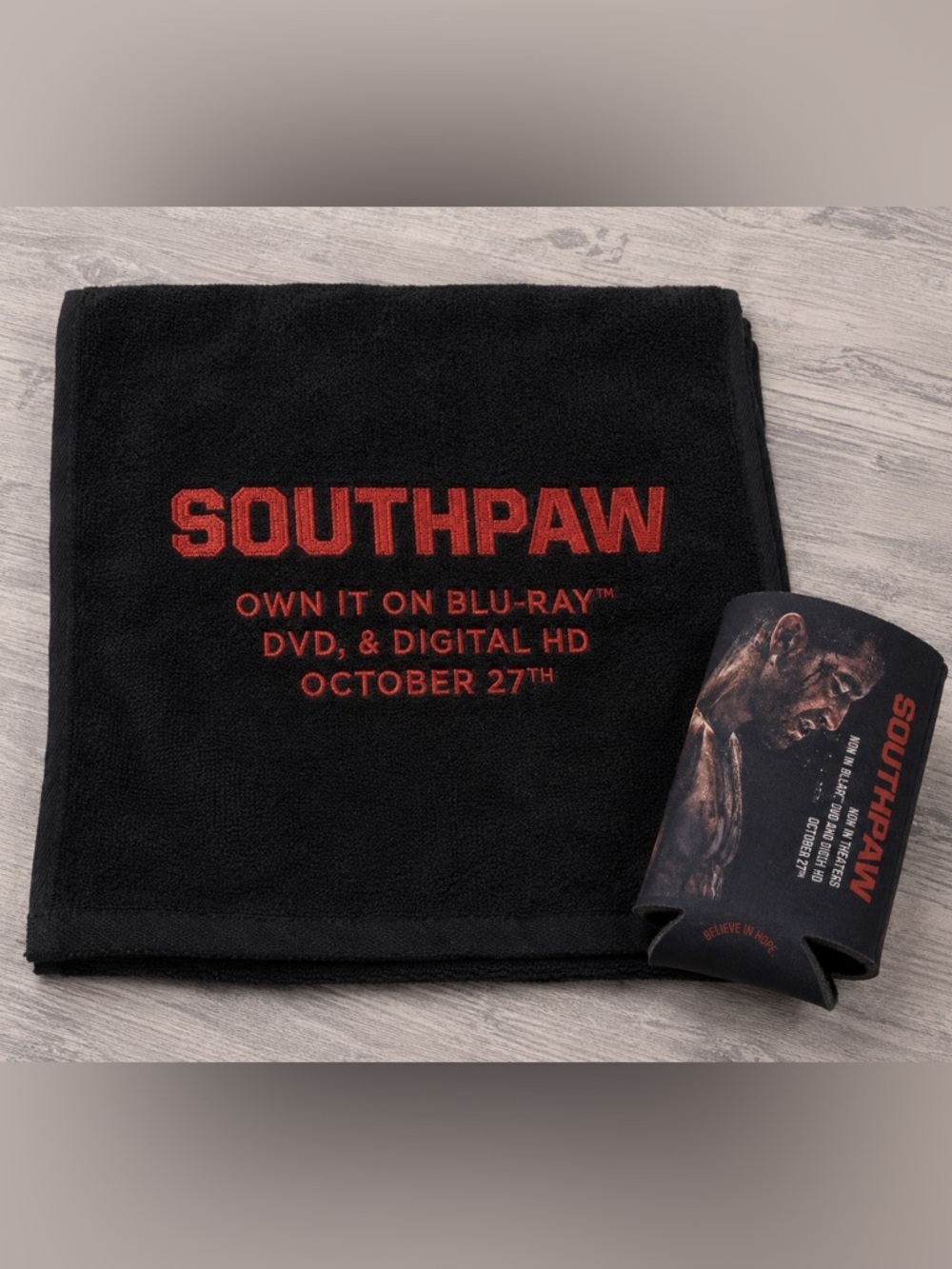 Southpaw Movie Promo Swag Towel & Koozie Set